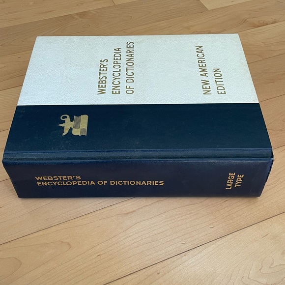 1958 Webster’s Encyclopedia of Dictionaries New American Edition Vintage - Picture 2 of 3